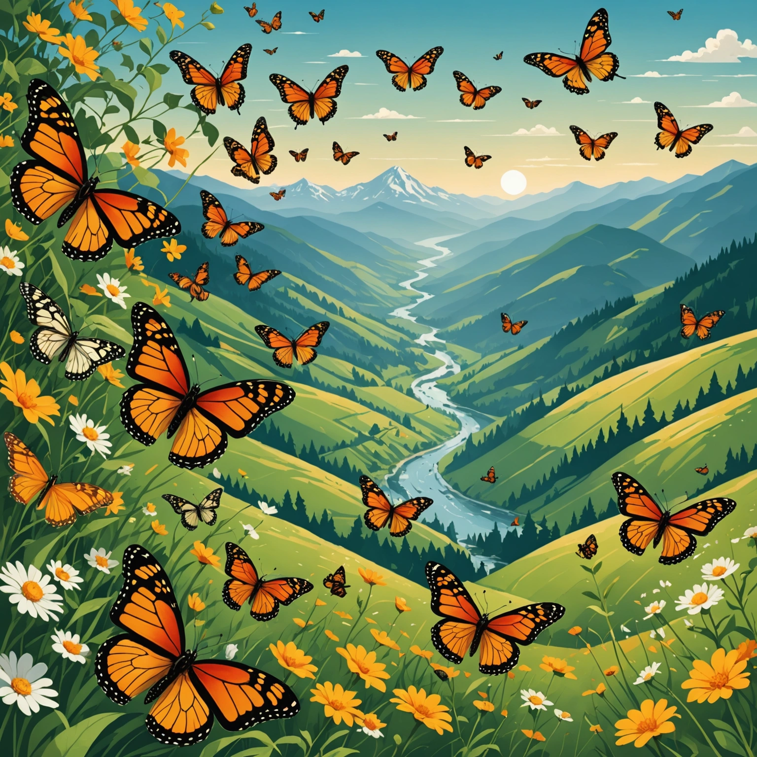 Бабочки: Тысячи километров в их удивительном путешествии