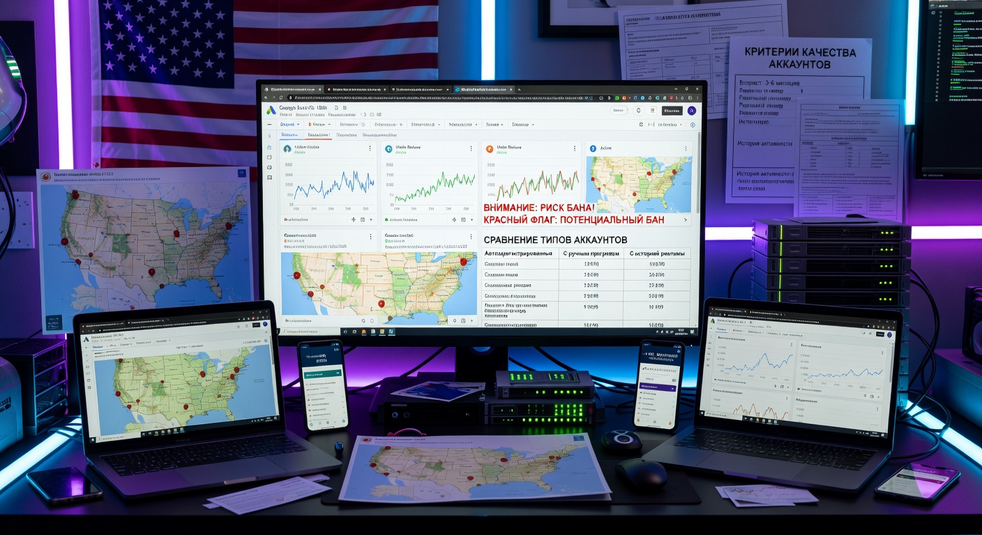 Как выбрать и безопасно купить Google-аккаунт США для запуска рекламы без риска бана