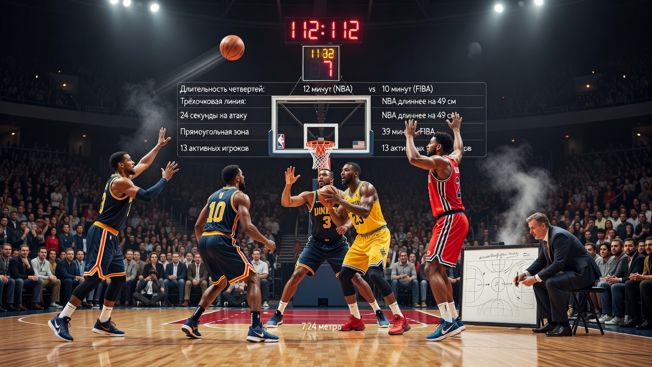 Сколько длится матч в баскетболе NBA? Сколько игроков на площадке в баскетболе и формат матча