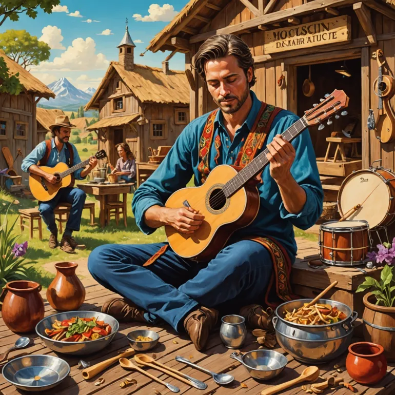 Музыка как искусство и вдохновение: от необычных инструментов до современных текстов