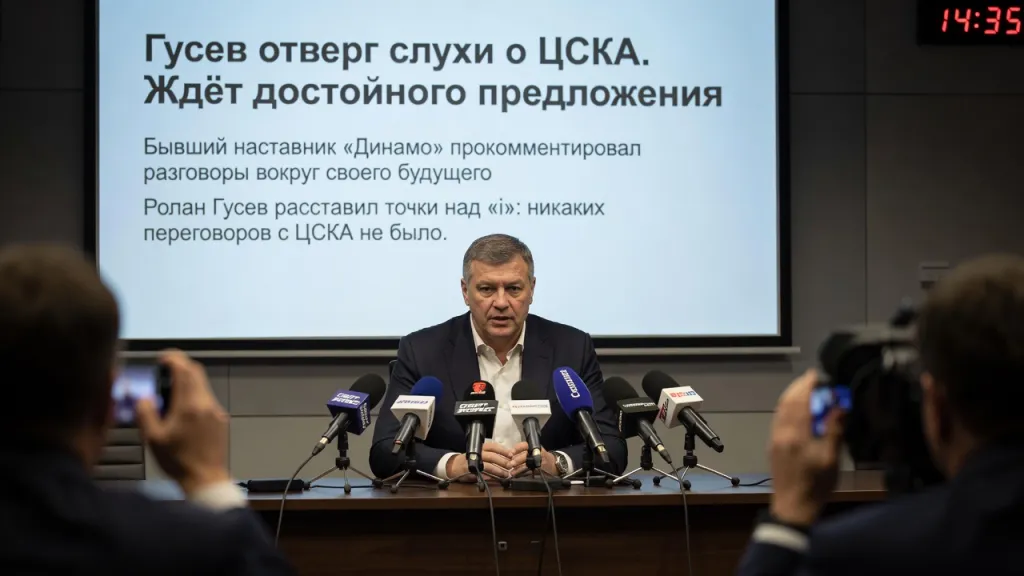 Гусев отверг слухи о ЦСКА. Ждёт достойного предложения